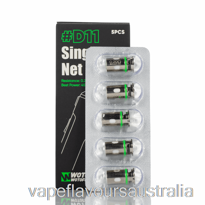 Vape Flavours Australia Wotofo MANIK Replacement Coils D11 Single Net Coils